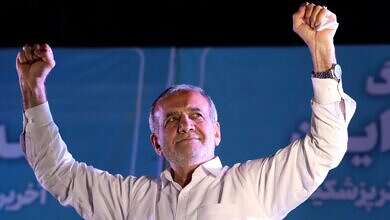 الرئيس الإيراني مسعود بزشكيان (وكالات)