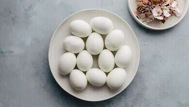 بيض مسلوق (marthastewart)