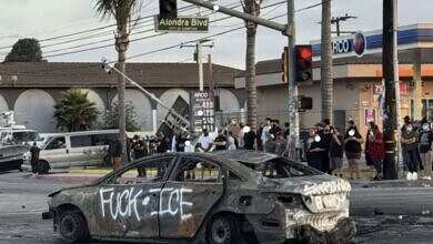 أعمال شغب في لوس انجلس بأمريكا (منصات تواصل)