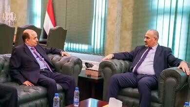 عيدروس الزبيدي ورشاد هائل (منصات تواصل)