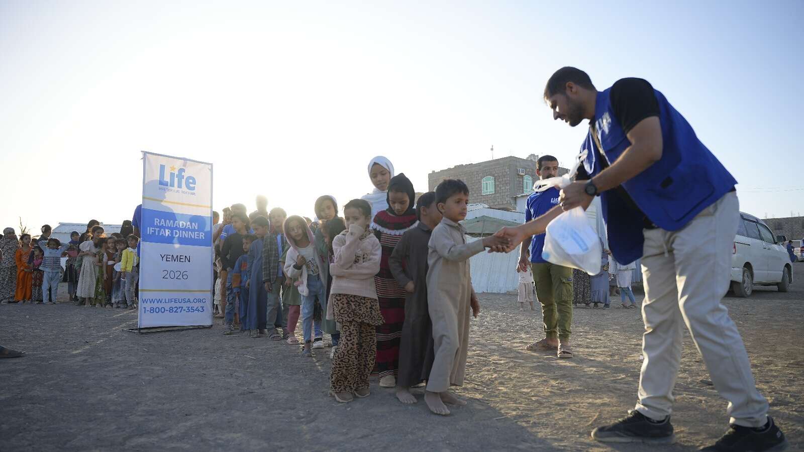 لايف للإغاثة والتنمية في اليمن: نسعى لمواجهة أزمة غذائية ممتدة تهدد ملايين النازحين